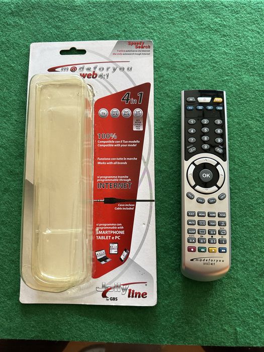 Comando universal Madeforyou Web 4:1 Tv- Dvd-HiFi