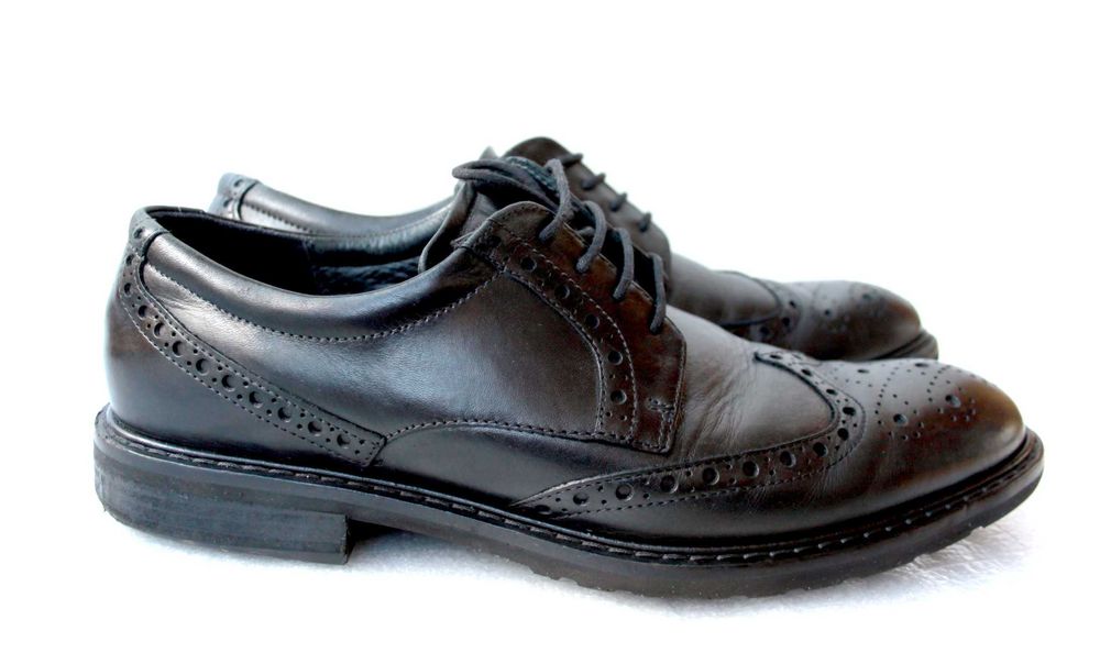 Мужские туфли весна/осень  Ecco  размер 43 натур/кожа