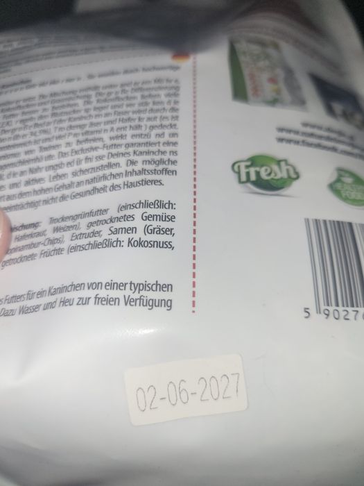 Sprzedam karmę dla królika i inne smaczki