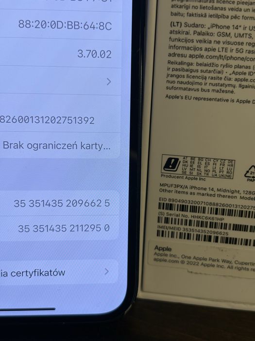 Iphone 14 | 84%!! | stan bardzo dobry