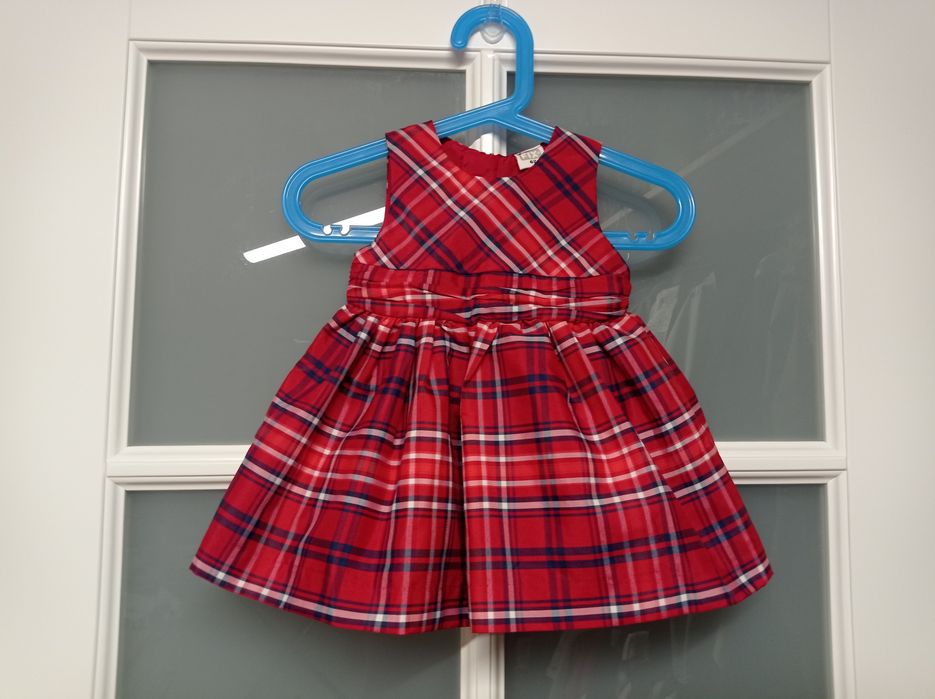 Elegancka, świąteczna sukienka Fix by Lindex  r. 62, 3 m-ce.