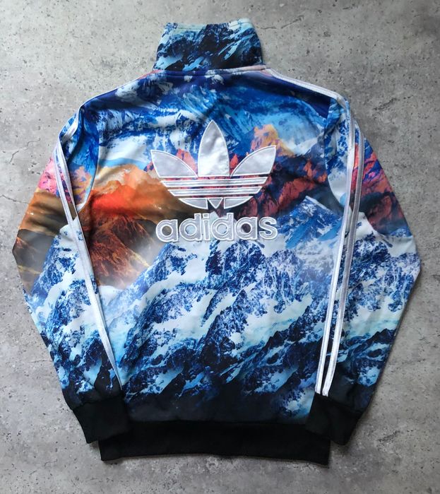 Оригінальна зіпка Adidas зіп-худі з гарним дизайном розміру S-M