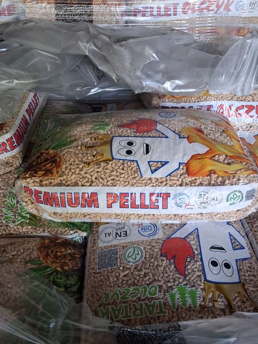 Pellet Olczyk PREMIUM Pelet sosnowy A1  DIN plus EN Plus 6mm