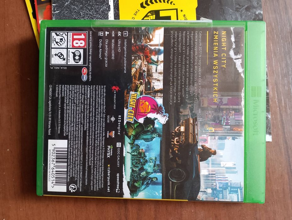Cyberpunk 2077 PL Xbox one/series x stan  idealny