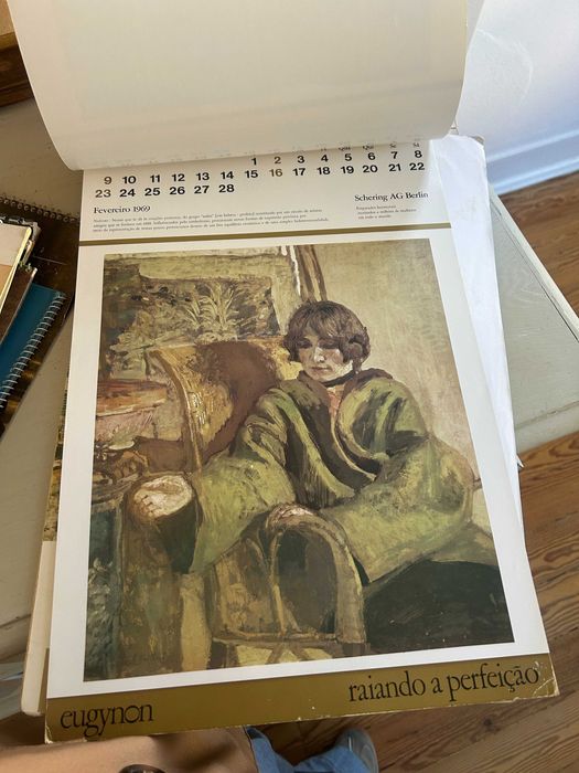 Pacote de calendários antigos para coleção