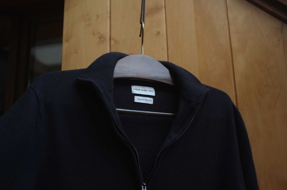 elegancki wełniany kardigan merino sweter These Glory Days wełna wełna