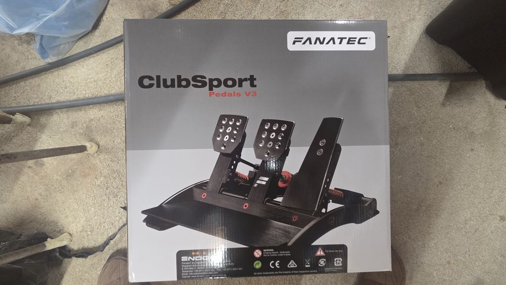 Pedais V3 da fanatec