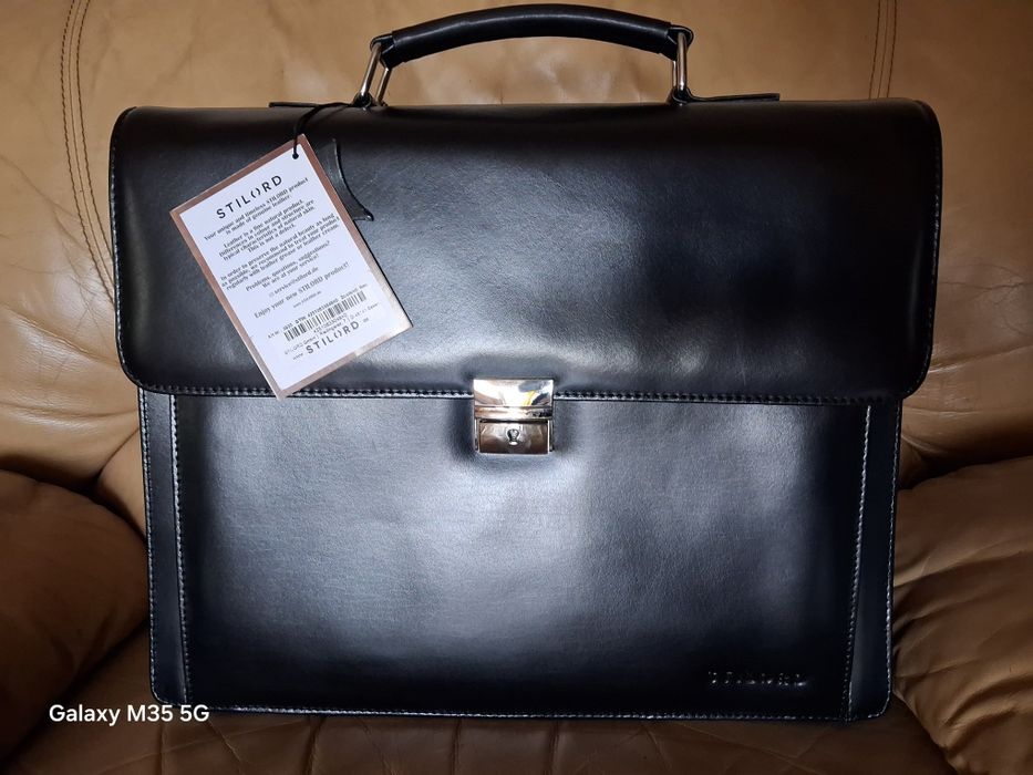 Torba biznesowa skórzana Stilord