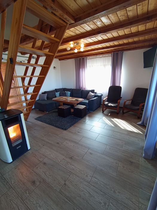 Domek z JACUZZI  SAUNA  KOMINEK Mazury  okolice Giżycka