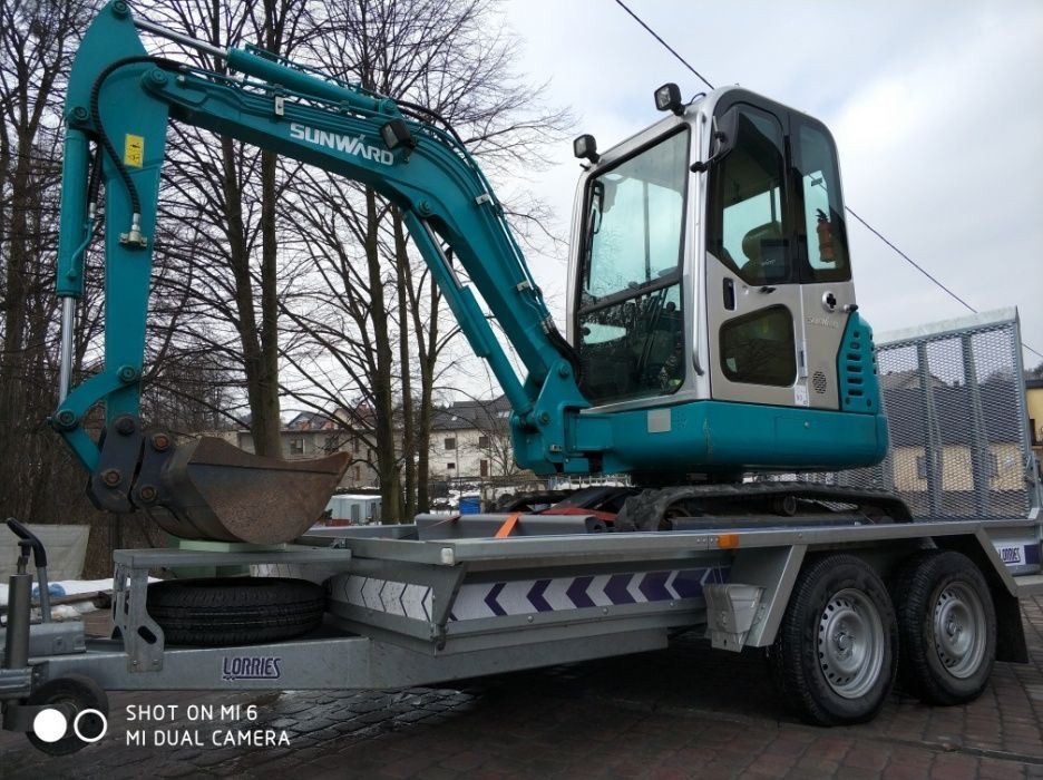 Usługi minikoparką wybużenie młot niewlacje przyłącza wykopy do 2.7 M