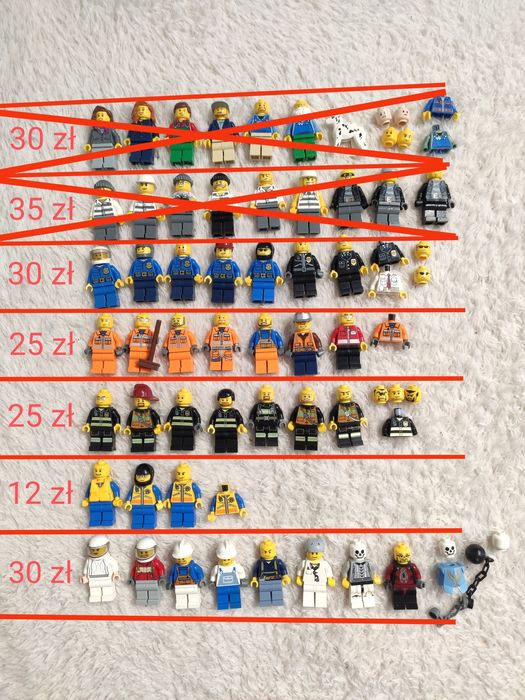 Lego City Mix 32 minifigurek