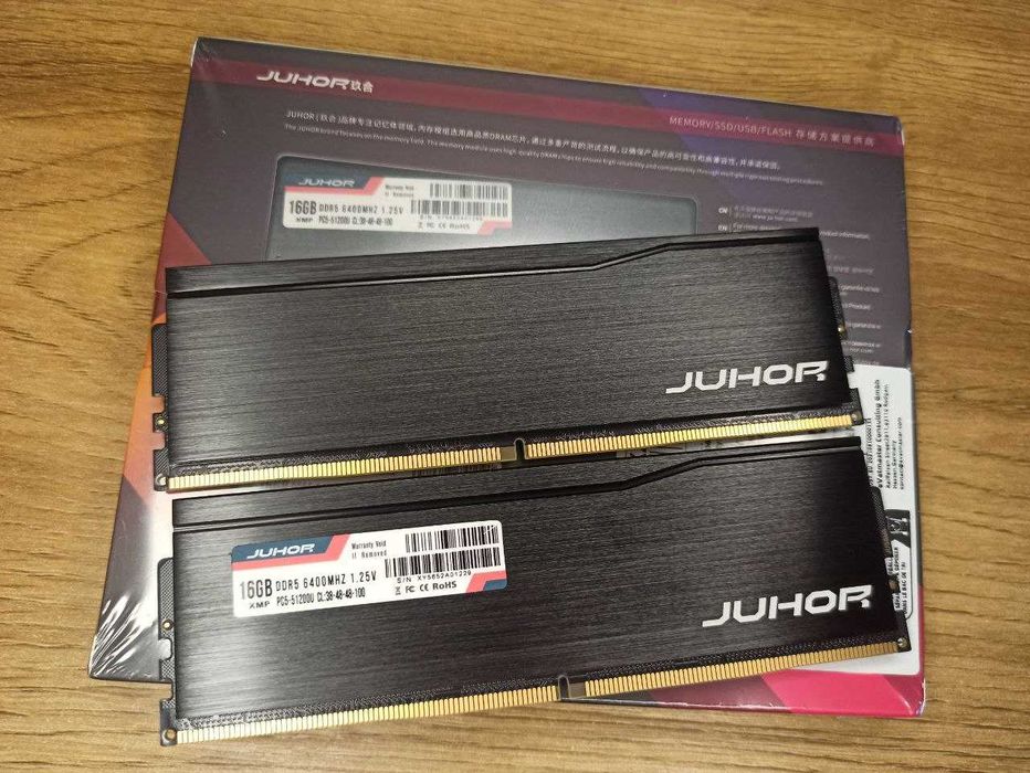 中古 DDR5 6400 OC 32GBX2(64GB) CL32 CP2K32G64C40U5B デスクトップ用 DDR5 SDRAM（288pin） 64GB