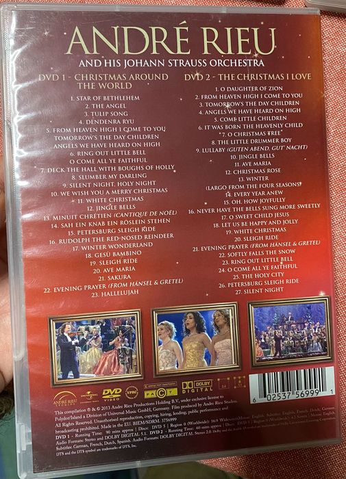7 DVD André Rieu (como novos)
