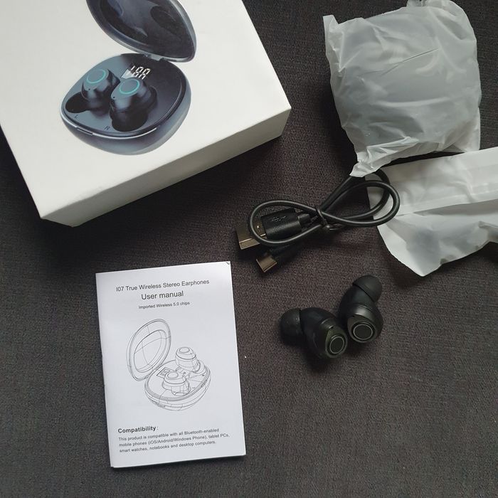 Słuchawki bezprzewodowe douszne TWS i07