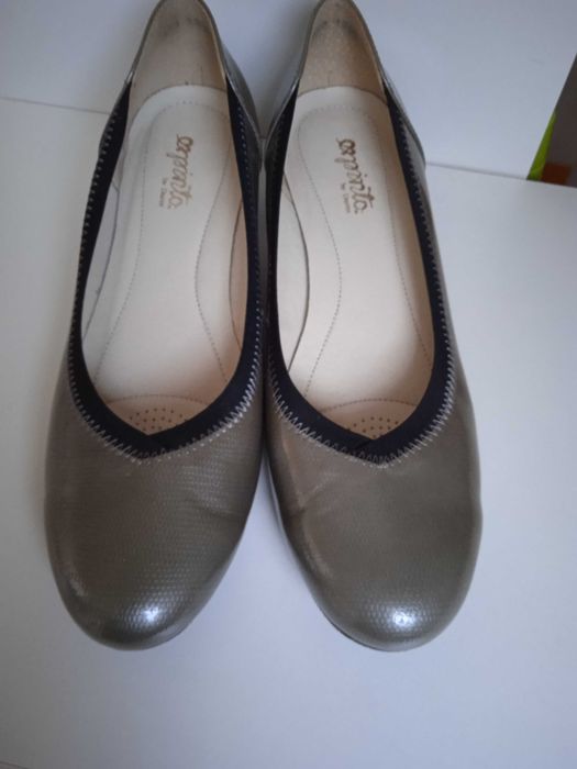 czółenka, buty damskie, skóra, 40