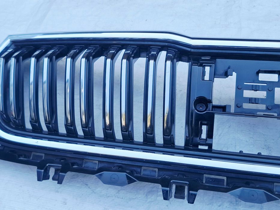 atrapa grill gril chrom zderzaka przód skoda skoda kodiaq i 1 lift