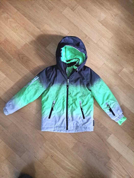 kurtka z kapturem i spodnie narciarskie C&A, dziecko roz. 116