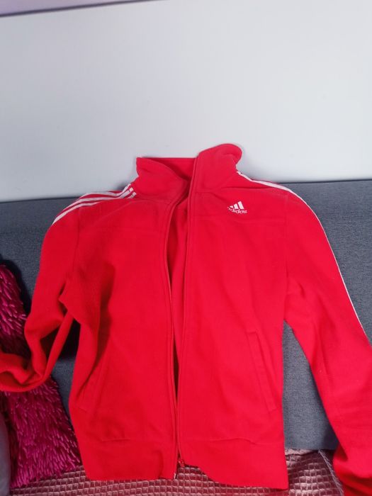 Bluza rozpinana polar XS chlopiec Adidas