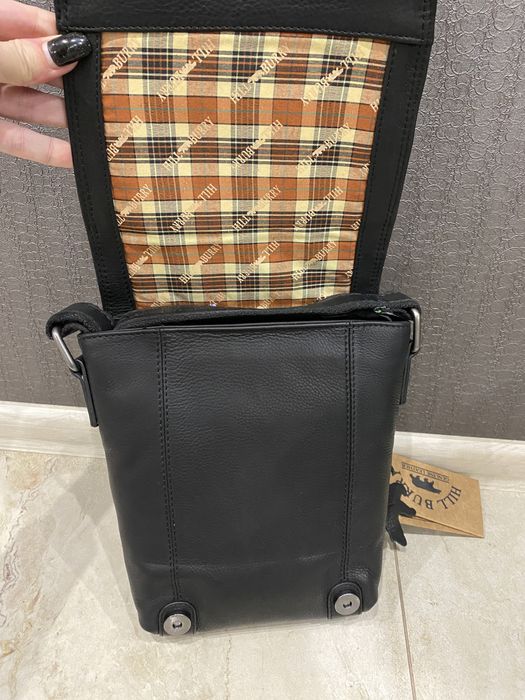 Hill Burry сумка шкіряна чоловіча Hillburry мужская сумка кожаная