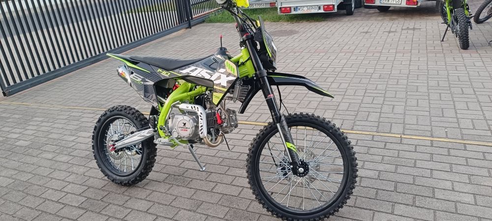 Cross ASIX XB 67 /68 NOWY 125cc 140cc 4 biegi Rozrusznik Lampa Led Super Jakość Gwarancja 2 Lata  RATY DOSTAWA WYSYŁKA Kayo pit bike mrf crz yamaha