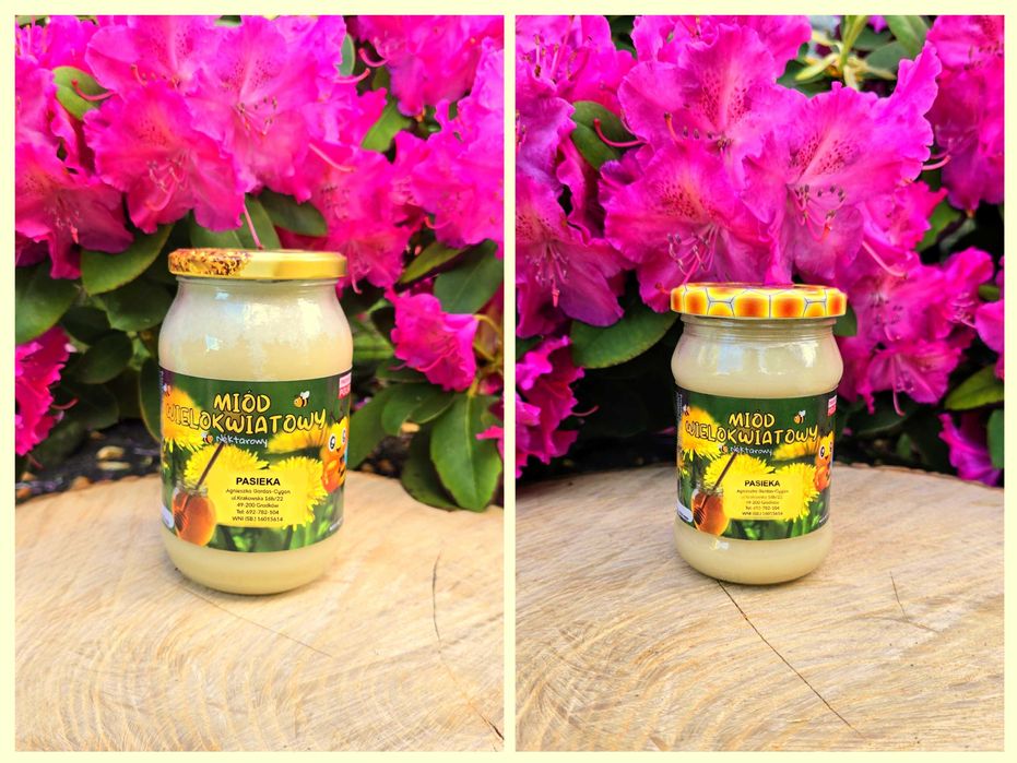 Miód wielokwiatowy i inne  2025 z Polskiej pasieki