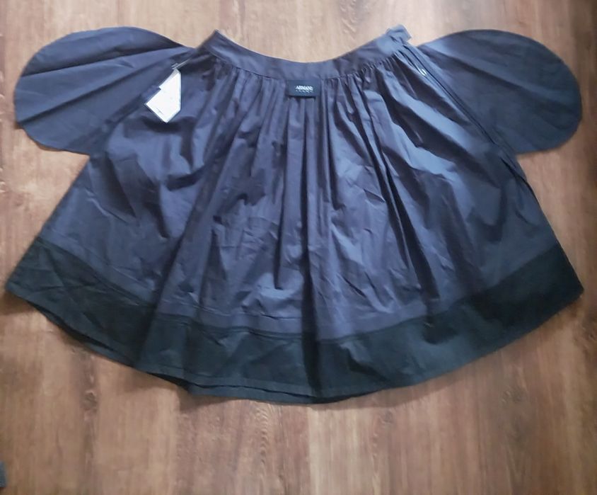Emporio Armani granatowa  spódnica damska z kieszeniami 42 /XL