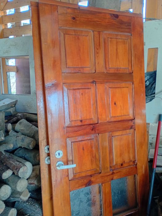 Skrzydło drzwi drewniane