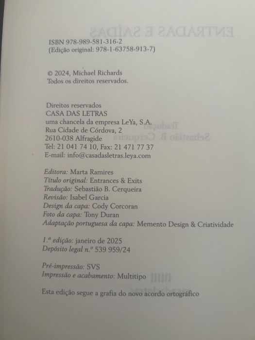 Michael Richards - Entradas e saídas