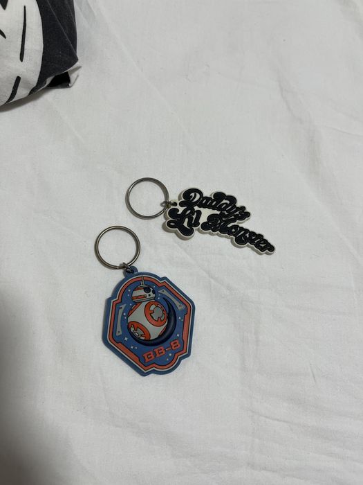 Porta-chaves Star Wars e Harley Quinn