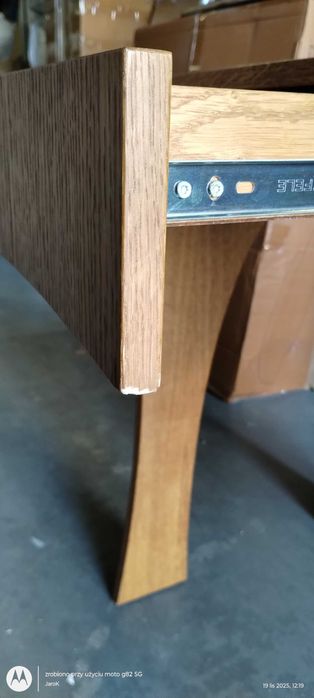 Biurko GEMINI drewno dębowe w kolorze HONEY