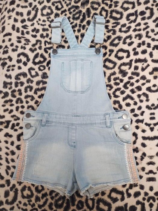 Джинсовий полукомбінезон для дівчинки