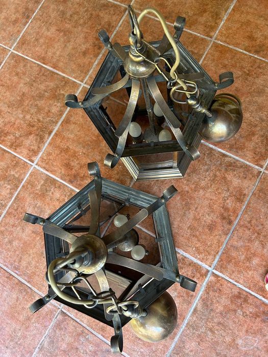 Candeeiro teto antigo