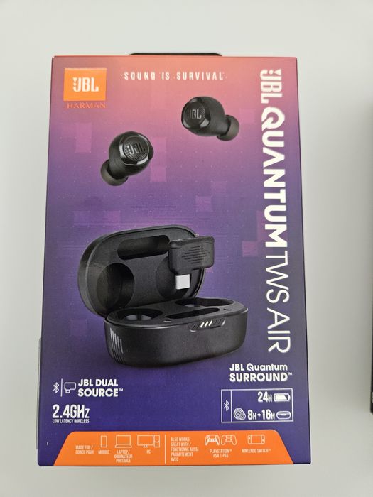 Słuchawki JBL Quantum TWS Air Bezprzewodowe.