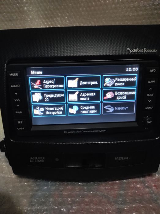 Магнитола mitsubishi mmcs e-05 USB Bluetooth  lancer x outlander