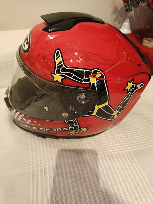 Capacete isl of man como novo