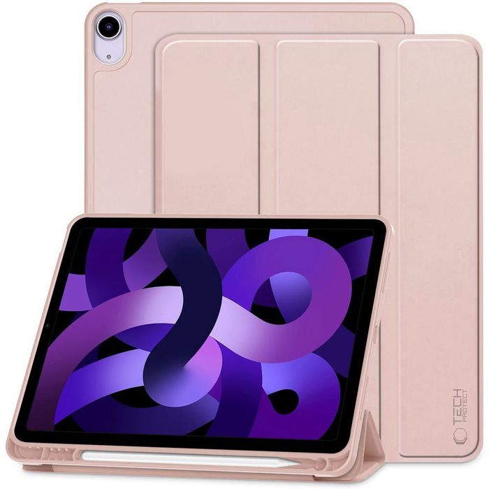 Etui Tech-Protect SmartCase Pen na iPad Air 10.9 (2020/2022) / 11 (2024/2025/2026) - różowe