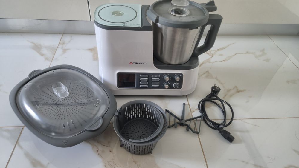 Robot de Cozinha Ambiano com Wi-Fi e Balança – Como Novo, Completo!