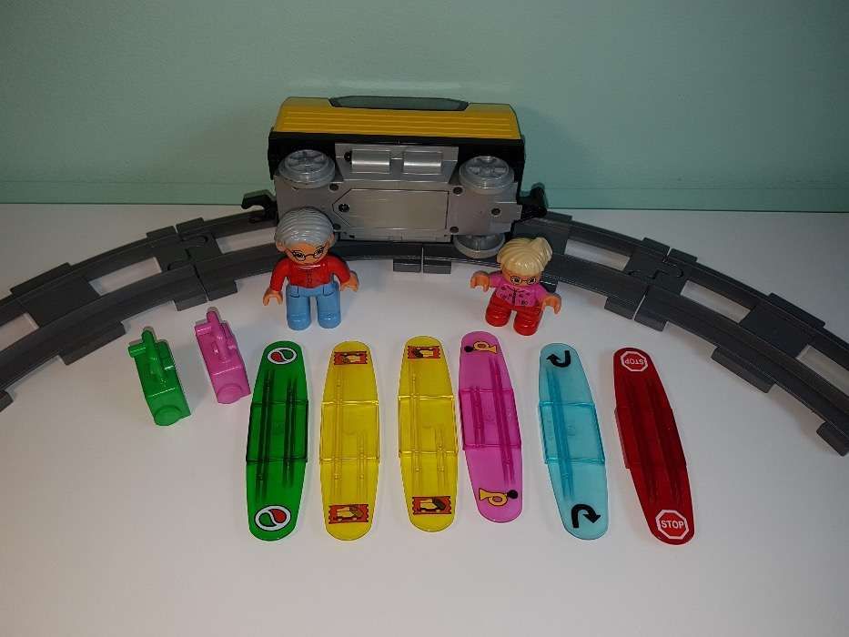 Lego Duplo Pociąg Kolejka Tory Wagon Inteligentny na Baterie 3327 TOP!