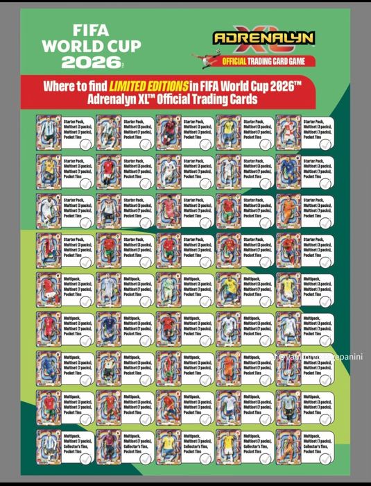 Limited Edition Pack World Cup 2026 Adrenalyn XL