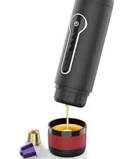 Conqueco - maquina café portátil a bateria ou 12v ou 220v