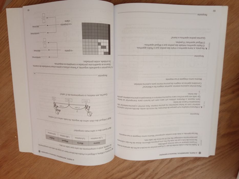 Livro 4 ano português e matemática