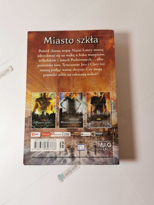 Dary Anioła. Miasto szkła. Cassandra Clare