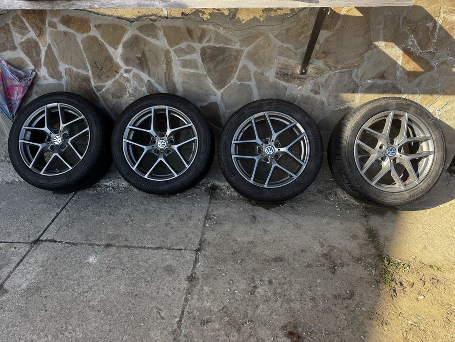 Оригінальні диски 5*120 резина BRIDGESTONE 255/45/R18 рік 21/23