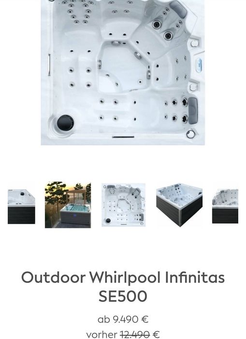 Jacuzzi ogrodowe Infinitas SE 500 Made in GERMANY 12490