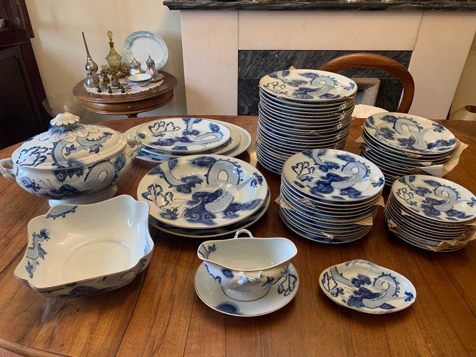 Serviço de jantar "Blue Dragon" Vista Alegre (Mottahedeh / Tiffany)