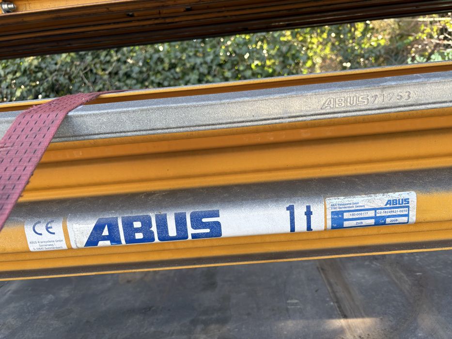 Suwnica Podwieszana Abus 1t 10m x 18 dźwig żuraw