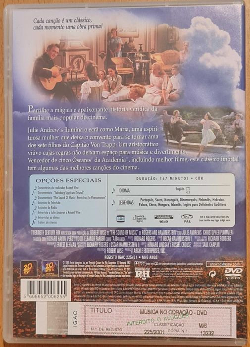 Filme DVD original «Música no Coração - Edição Especial»