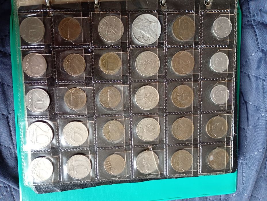 Stare polskie i niemieckie monety lata 60-90