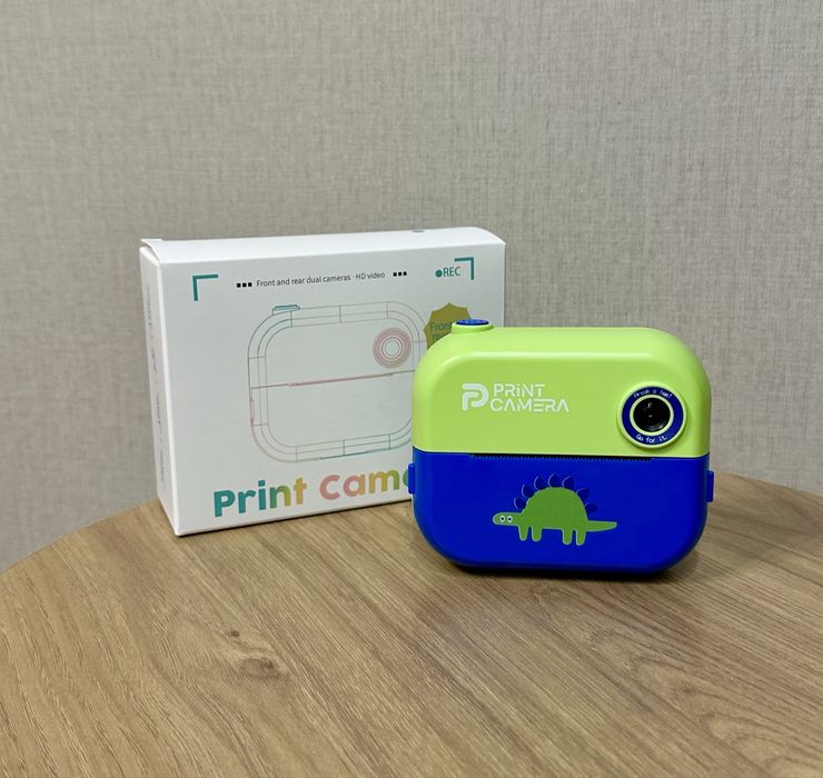 Дитячий фотоапарат-принтер з миттєвим друком (розʼєм для TF-карти)