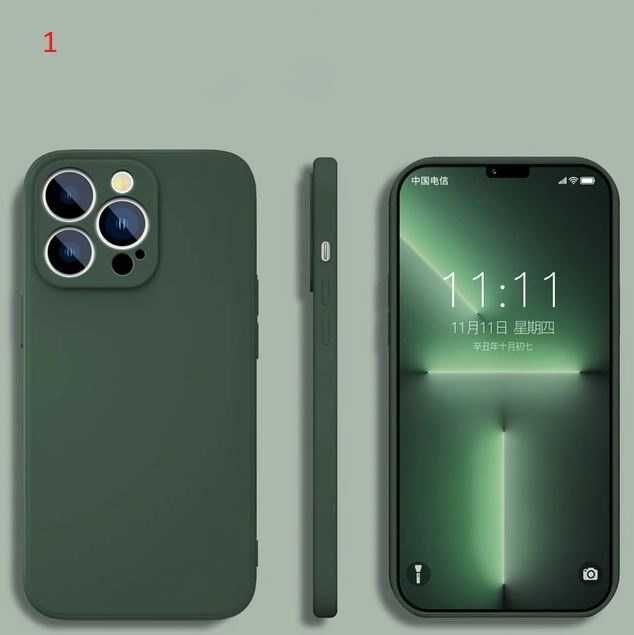 Чехол силиконовый квадратная форма Iphone 11 12 13 Pro max опт